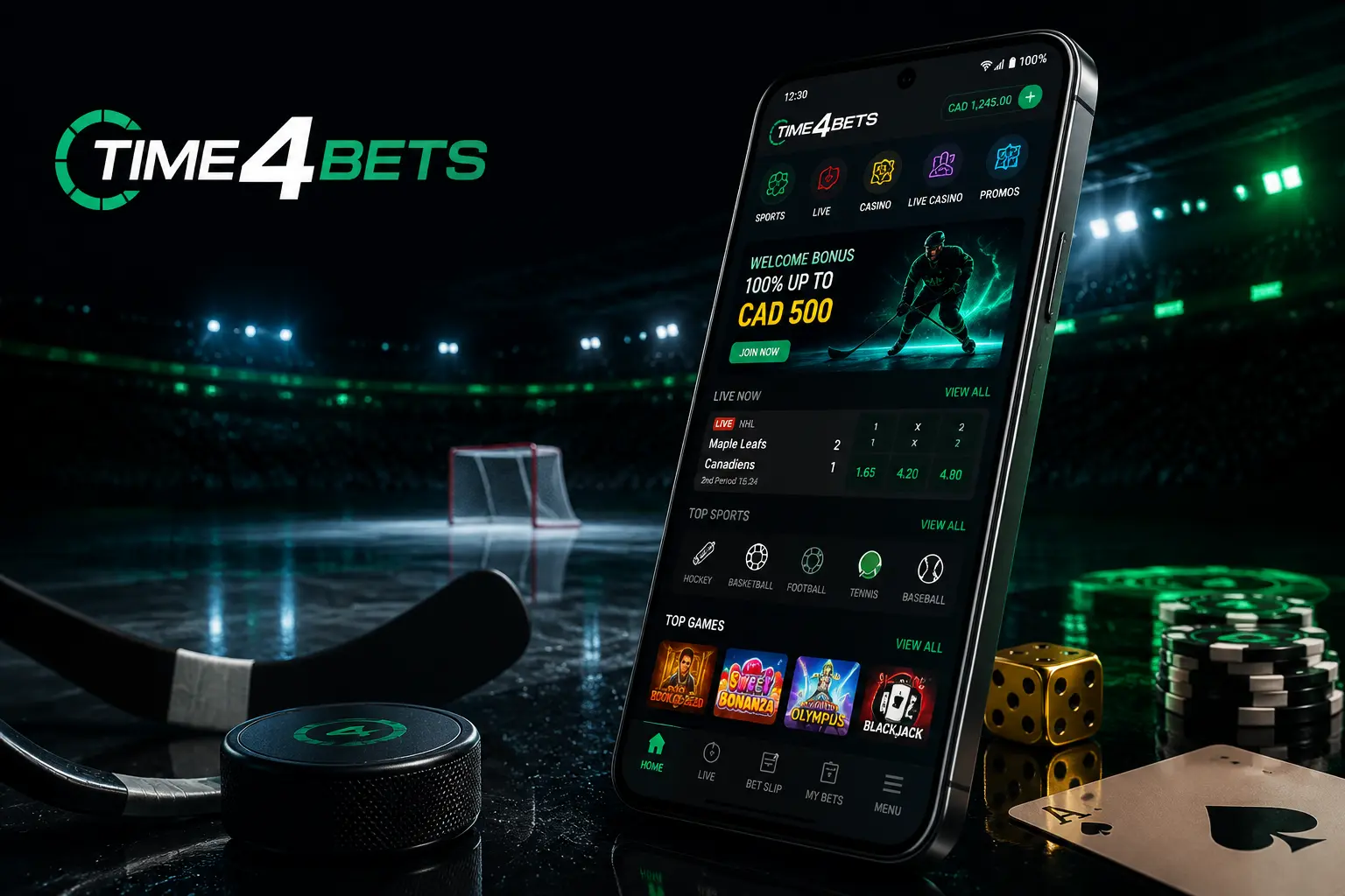 Time4Bets mobile app