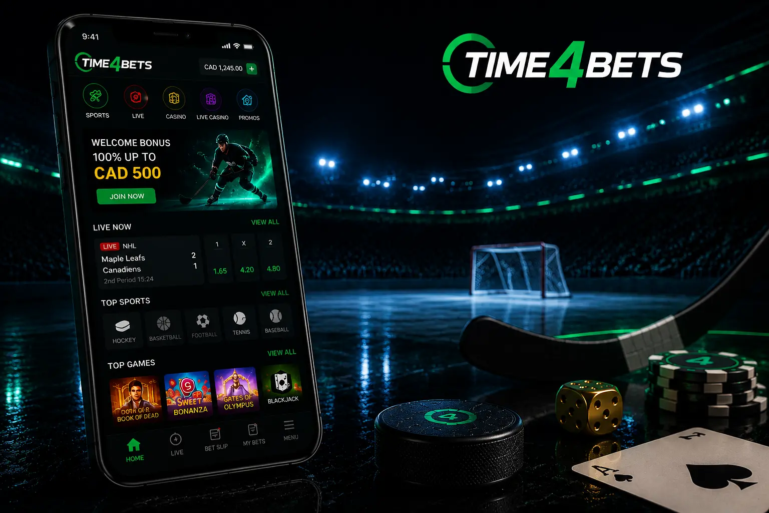 Time4Bets mobile app